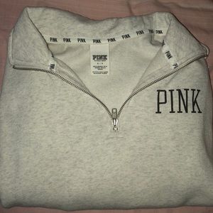 VS Pink Quarter ZIP Jacket